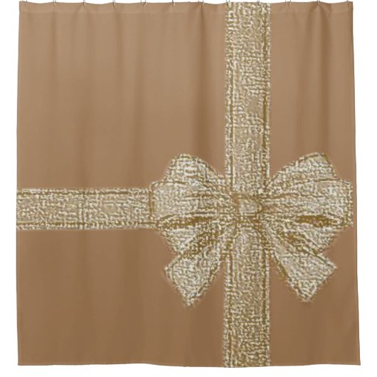 kerstgordijnbank douchegordijn (Voorkant)