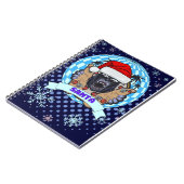 kerstgorilla notitieboek (Linkerzijde)