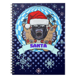 kerstgorilla notitieboek