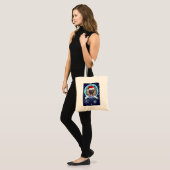 kerstgorilla tote bag (Voorkant (model))