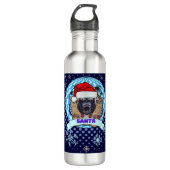 kerstgorilla waterfles  (Voorkant)