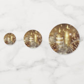 kerstgoud confetti (Achterkanten)