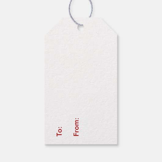 Kerstgoud en witte gestreept Labels Cadeaulabel (Achterkant)