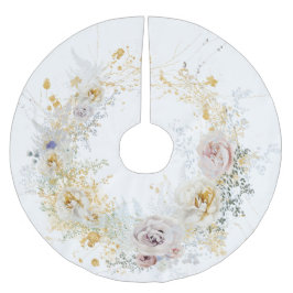 Kerstgoud Floral Wreath Kerstboom Rok