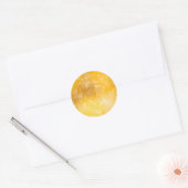 kerstgoud ronde sticker (Envelop)