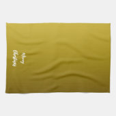 kerstgoud theedoek (Horizontaal)