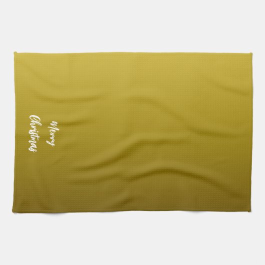 kerstgoud theedoek (Horizontaal)