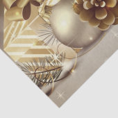 Kerstgoud tissuepapier (Detail)