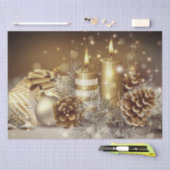 Kerstgoud tissuepapier (Craft)