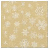 Kerstgoud, witte sneeuwvlokken stof (Close Up)