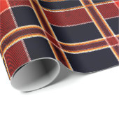 Kerstgoud/zwart/rood speldenband | Papier voor onm (Rol Hoek)