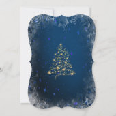 kerstgoudboom, Bow, uitnodiging van de Bedrijfs va (Achterkant)