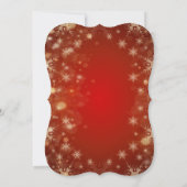 Kerstgoudboom, rood, uitnodiging van de Collectiev (Achterkant)