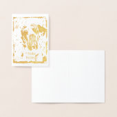 Kerstgouddanskaarten Folie Kaarten (Display)