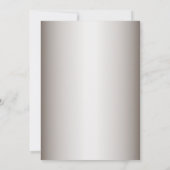 kerstgouden Feestdagen met bladerbloem Kaart (Achterkant)