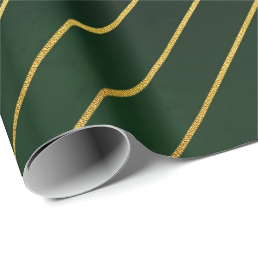 Kerstgouden gouden diagonaal - Striptiepatroon - C Cadeaupapier (Rol Hoek)