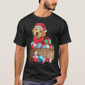 kerstgouden herriever Dog T-shirt