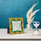 Kerstgouden Lijst Plaque Fotoplaat (Insitu)
