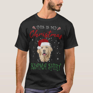 Kerstgouden recketterij Gift Pajama Dog Puppy T-shirt