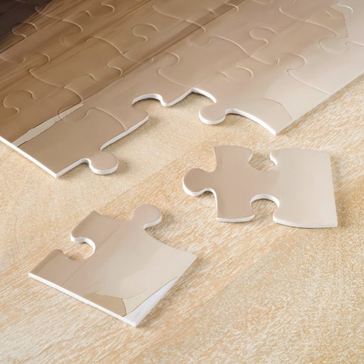 kerstgouden reckettingen legpuzzel (Zijkant)