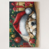 kerstgouden reckettingen legpuzzel (Verticaal)