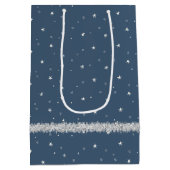 Kerstgouden rector met lipstick Kisses Medium Cadeauzakje (Achterkant)