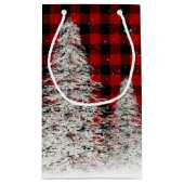 kerstgouden rector op buffelplaat klein cadeauzakje (Achterkant)