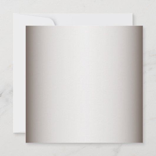 Kerstgouden rendierpartij kaart (Achterkant)