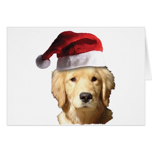 KerstGouden Retriever (Voorkant Horizontaal)