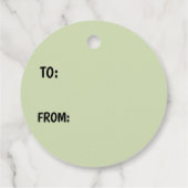 KerstGouden Retriever Bedankjes Labels (Achterkant)