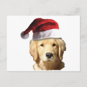 KerstGouden Retriever Feestdagenkaart (Voorkant)