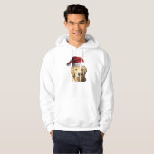 KerstGouden Retriever Hoodie (Voorkant volledig)