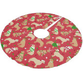 KerstGouden Retriever Kerstboom Rok (Gekanteld)