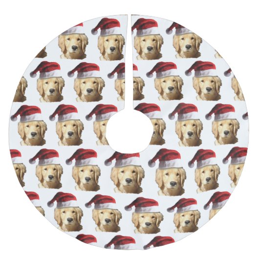 KerstGouden Retriever Kerstboom Rok (Voorkant)