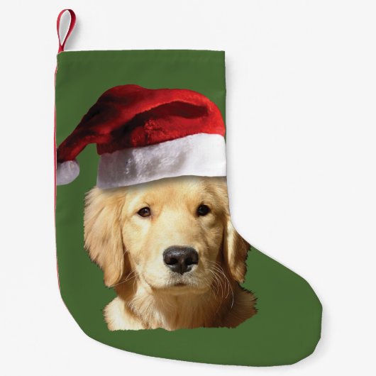 KerstGouden Retriever Kleine Kerstsok (Voorkant)