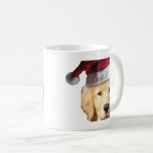 KerstGouden Retriever Koffiemok (Voorkant rechts)