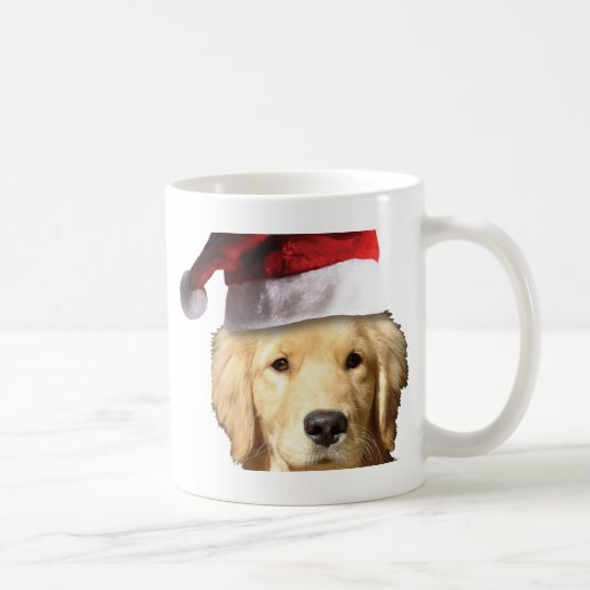 KerstGouden Retriever Koffiemok (Rechts)