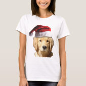 KerstGouden Retriever T-shirt (Voorkant)