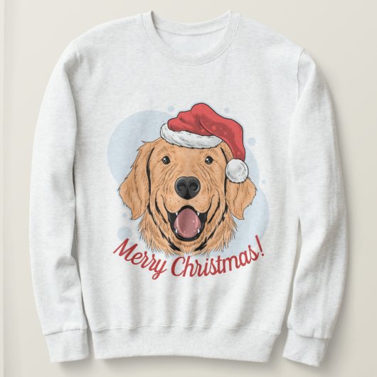 KerstGouden Retriever Trui (Design voorkant)