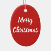 KerstGouden Retriver Keramisch Ornament (Achterkant)