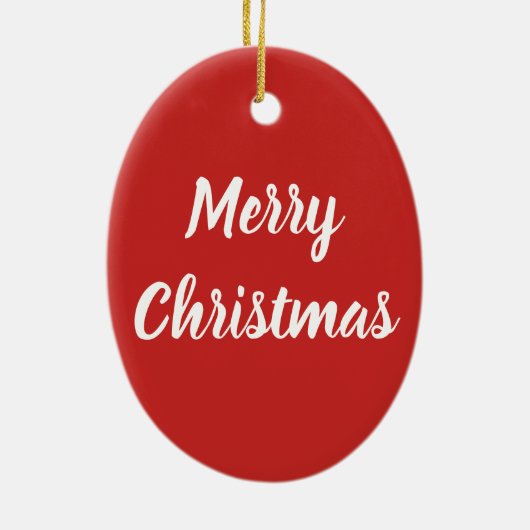 KerstGouden Retriver Keramisch Ornament (Achterkant)