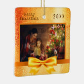 Kerstgoudfotoserie Keramisch Ornament (Rechts)