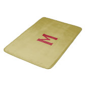 Kerstgoudmonogram Badmat (Gekanteld)