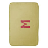 Kerstgoudmonogram Badmat (Voorkant Verticaal)