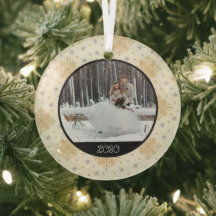 Kerstgoudsnowflake | Foto en jaartang