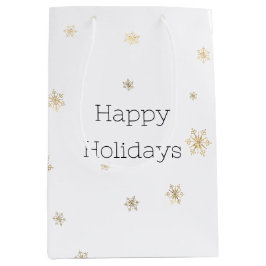 kerstgoudvlekken medium cadeauzakje