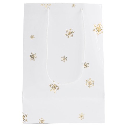 kerstgoudvlekken medium cadeauzakje (Achterkant)