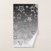 Kerstgradiënt glitter shine confetti sterren bad handdoek (Handdoek)