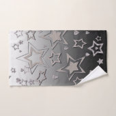 Kerstgradiënt glitter shine confetti sterren bad handdoek (Handdoek)