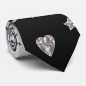 Kerstgradiënt glitter shine confetti sterren stropdas (Opgerold)